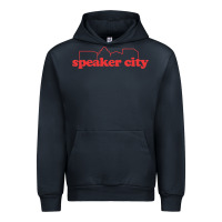 Navy speaker city Urban Hoodie - artisFamous