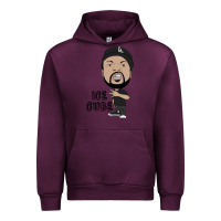 Mauve Wine Ice Cube Urban Hoodie - artisFamous