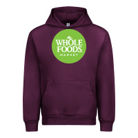 Mauve Wine Whole Foods Market Urban Hoodie - artisFamous