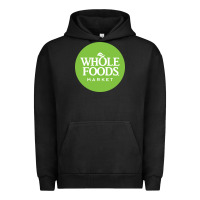 Pigment Black Whole Foods Market Urban Hoodie - artisFamous