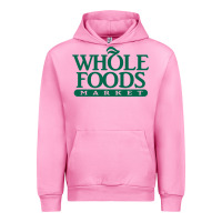 Fuchsia Pink Whole Foods Market Urban Hoodie - artisFamous