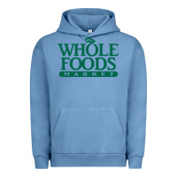 Pigment Pebble Blue Whole Foods Market Urban Hoodie - artisFamous