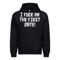 Black i f'ck on the first date Urban Hoodie - artisFamous