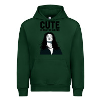 Forest Green cute is what we aim for Urban Hoodie - artisFamous
