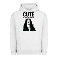 Pigment Lunar Rock cute is what we aim for Urban Hoodie - artisFamous