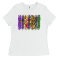 Mardi Gras Brushstroke Ladies Tee | Teevron