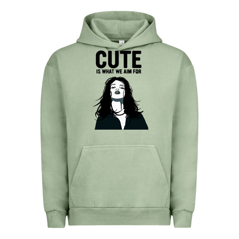 Cute Is What We Aim For Urban Hoodie by artisFamous | Teevron