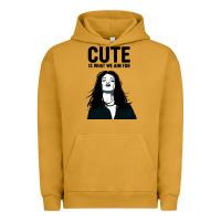 Pigment Peanut Butter cute is what we aim for Urban Hoodie - artisFamous