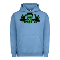 Pigment Pebble Blue The Frankenstein Urban Hoodie - artisFamous