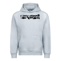 Heather Grey i hate myself Urban Hoodie - artisFamous