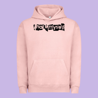 I Hate Myself Urban Hoodie Designed By Artisfamous