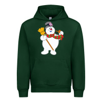 Forest Green Frosty The Snowman New Sku Urban Hoodie - artisFamous
