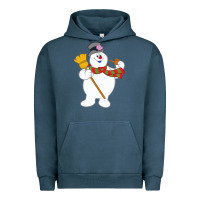 Pigment Midnight Navy Frosty The Snowman New Sku Urban Hoodie - artisFamous