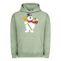 Pigment Oil Green Frosty The Snowman New Sku Urban Hoodie - artisFamous
