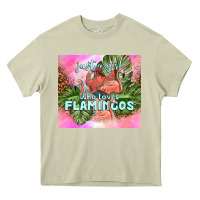 Mossy just a girl who loves flamingo Heavy Core Tee - TumblerDesignByShophia