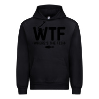 Black where's the fish Urban Hoodie - artisFamous