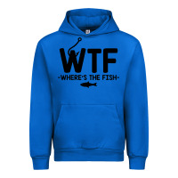 Cobalt where's the fish Urban Hoodie - artisFamous