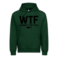Forest Green where's the fish Urban Hoodie - artisFamous
