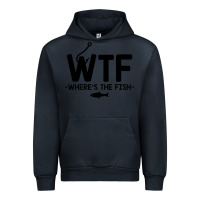 Navy where's the fish Urban Hoodie - artisFamous
