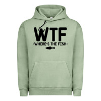 Pigment Oil Green where's the fish Urban Hoodie - artisFamous