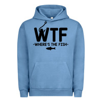 Pigment Pebble Blue where's the fish Urban Hoodie - artisFamous
