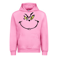 Fuchsia Pink Grinch Face Urban Hoodie - artisFamous