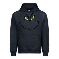 Navy Grinch Face Urban Hoodie - artisFamous