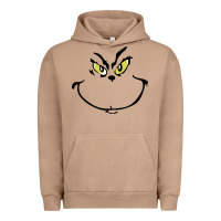 Pigment Burro Grinch Face Urban Hoodie - artisFamous