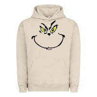 Pigment French Oak Grinch Face Urban Hoodie - artisFamous