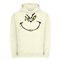 Pigment Pistachio Grinch Face Urban Hoodie - artisFamous