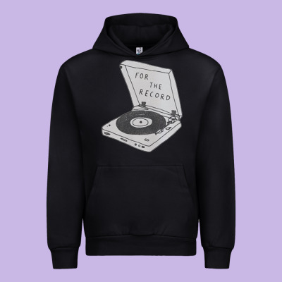 For The Record Urban Hoodie Designed By Artisfamous