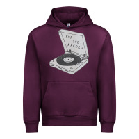 Mauve Wine for the record Urban Hoodie - artisFamous