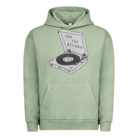 Pigment Oil Green for the record Urban Hoodie - artisFamous