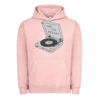 Pigment Salmon for the record Urban Hoodie - artisFamous