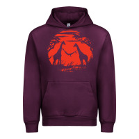 Mauve Wine giraffe Urban Hoodie - artisFamous
