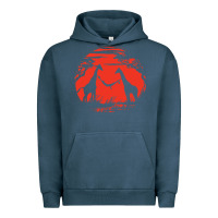 Pigment Midnight Navy giraffe Urban Hoodie - artisFamous