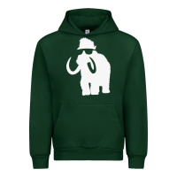 Forest Green mammoth Urban Hoodie - artisFamous