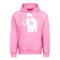 Fuchsia Pink mammoth Urban Hoodie - artisFamous