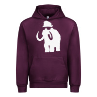 Mauve Wine mammoth Urban Hoodie - artisFamous