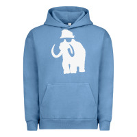 Pigment Pebble Blue mammoth Urban Hoodie - artisFamous