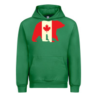 Emerald Canadian Bear Urban Hoodie - artisFamous