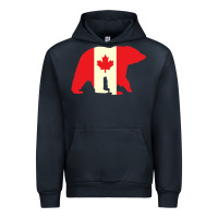 Navy Canadian Bear Urban Hoodie - artisFamous