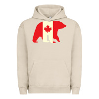 Pigment French Oak Canadian Bear Urban Hoodie - artisFamous