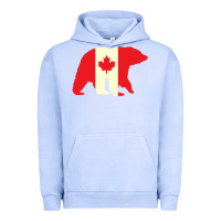 Pigment Grape Ice Canadian Bear Urban Hoodie - artisFamous
