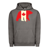 Pigment Tornado Canadian Bear Urban Hoodie - artisFamous