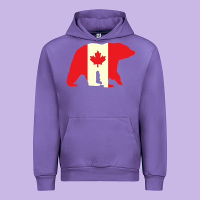 Canadian Bear Urban Hoodie Designed By Artisfamous