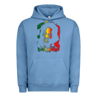 Pigment Pebble Blue alpha blondy Urban Hoodie - artisFamous