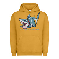Pigment Peanut Butter Sharkdog Sticker Urban Hoodie - artisFamous