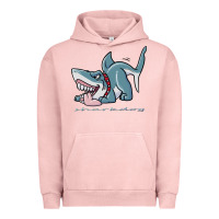 Pigment Salmon Sharkdog Sticker Urban Hoodie - artisFamous