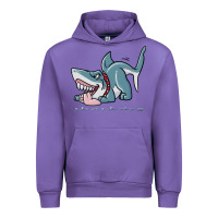 Tulip Sharkdog Sticker Urban Hoodie - artisFamous